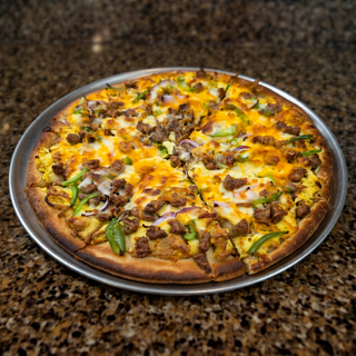 14" You Talkin to me Breakfast pizza
