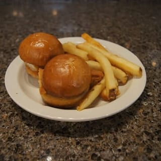Mini fried Chicken sliders