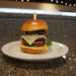 Mushroom Swiss Burger